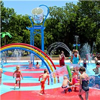 Cenchi Water Spray Parks Fountain Jet Playable Outdoor Children Spray Play Wet Deck Playground Equipment