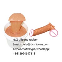 0 ShoreA Soft Hardness Rtv2 Silicone Rubber for Sexy Toys Dildo Penis Making
