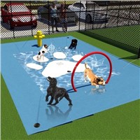 Cenchi Splash Pad Dog Pet Agility Training Puppy Umbrella Spray Playground Equipment