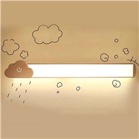 Cloud LED Night Light Wall Lamp with Three Glow Modes for Bedroom Children's Room Kitchen &amp;amp; Hall Reading Studying and