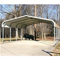China Regular Style Portable Metal Carports &amp;amp; Carport with Roofing Sheet for One / Two / Three Cars