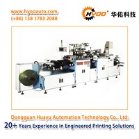 HYOO HY-R120T: Automatic Roll To Roll Screen Printing &amp;amp; Hot Stamping Machine