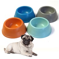 High Quality 9.2oz Small Cat Food Water Bowl Eco Friendly Melamine Stainless Steel Dog Bowl