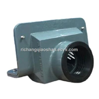 Scupper Parapet Cast Iron Side Roof Drain with 3 Inch Push-On Outlet for Roof Drainage