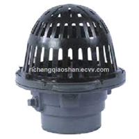 Small Sump Aluminum Dome Cast Iron Roof Drain with 3 Inch Push-On Outlet for Roof Drainage