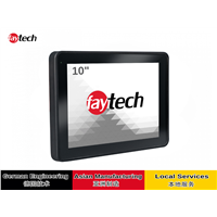 10&amp;quot; Capacitive Touch Monitor Optically Bonded, Anti-Glare Surface, 10-Finger-Multi Touch Panel, USB-Touch Connection