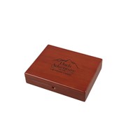 DS Custom Logo Laser Engraving Handmade Luxury Humidor Wooden Cigar Box