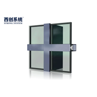 Architectural Steel Profiles for Curtain Walls Steel System Fireproof Glass Curtain Wall