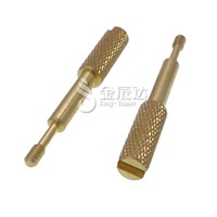 Custom Brass Slotted Knurled Electricity Meter Screw Manufacturer