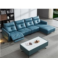 2022 New Technology Fabric Sofa Electric Multifunctional Italian Corner Living Room Space Capsule Combination Sofa