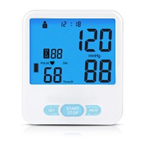 Upper Arm Automatic Blood Pressure Monitor with Back Light
