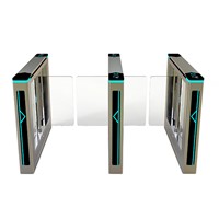Swing Arm Optical Turnstile Is Supplied with Slim Cabinet Design with a Smaller Footprint
