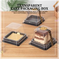 Disposable Transparent Cake Packaging Box Mousse Cake Box (the Price &amp;amp; Style Are Subject to the Seller)