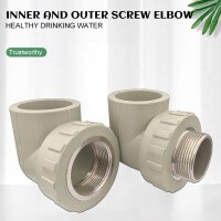 PPR Internal Screw Elbow External Screw Elbow Water Pipe Fittings Shower Room with External Tooth Elbow (Contact Email)