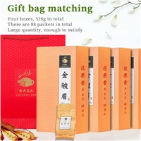 Wuyi Mountain Jinjunmei Black Tea, 4.7oz/132g(Pack of 4), Flower &amp;amp; Honey Aroma Type