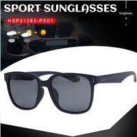 Retro Black Frame Tan Sunglasses Driving Sunscreen Korean Version of Orange Glasses Change Color Myopia Sunglasses Tide