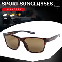 Polarized Cycling Glasses Men's Motorcycle Mirror Fashion Coated UV SunglassesH83539X