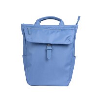 BEVANTAGE New Backpack PU Leather Backpack Simple Large-Capacity College Student School Bag Shoulder Computer Bag