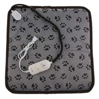 Dog Cat Electric Heating Pad Waterproof Adjustable Warming Mat with Chew Resistant Steel Cord