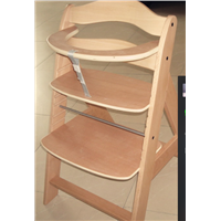 Modern Wooden Design High Quality Easy to Clean Baby Dining High Chair Clearance Costco for Sale