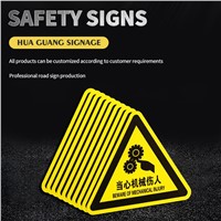 Safety Sign Aluminum Plate+Reflective Film (Support Customization)