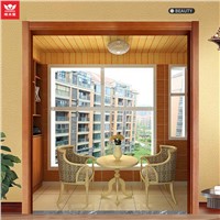 WEIMUTANGWooden Door &amp;amp; Window Sets, Floating Window Balcony, Kitchen Independent Door Set Window Set Line