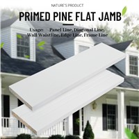 White Gesso Coating 4 Sides &amp;amp; Water-Based Primer for 3 Side FJEG Radiata Pine Flat Jamb