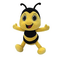 Factory Directly New Design Custom Cute Soft Cartoon Stuffed Animal Plush Toy Bee