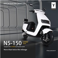 Electric Motorcycle Black K-N5 72V, Ultra-Long Battery Life Light Commuter Electric Motorcycle