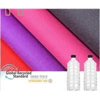HOSSTE 600d Eco-Friendly GRS Recycled Polyester 100% RPET 210D 300D 600D 900D Printed PU PVC Oxford Fabric