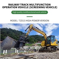 Railway Transportation Railway Public Works Multifunctional Operation Vehicle (Screening Vehicle)