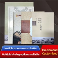 the Cover of the Book Is Four Color Coated Paper with Double Adhesive Paper, Customized According To Customer Requiremen