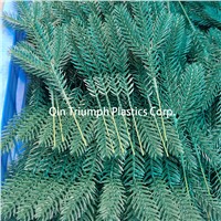 Artificial Plastic Tree Leaves PE Material Branches for Trees Making