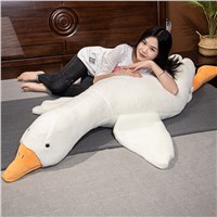 Goose Plush Toy Manufacturer Cute Giant Huge Goose Sleeping Plush Soft Swan Bed Pillows Stuffed Animal Toys