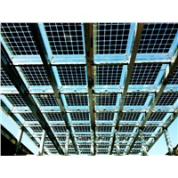 Clear Patterned Tempered Solar Panel Arc Photovoltaic BIPV Glass