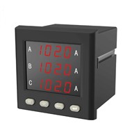 Factory Direct Intelligent Electrical Measuring Instrument Three-Phase AC LED Display High-Precision Panel Ammeter