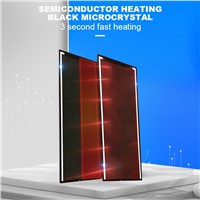 Black Microcrystalline Semiconductor Heating Glass 800x300x4mm. Customization Can Be Contacted by Email.