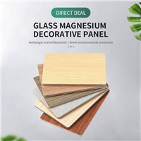Glass Magnesium Decorative Panel, A1 Fireproof, Anti-Mildew &amp;amp; Antibacterial, Moisture-Proof, Waterproof &amp;amp; Insect-Pro