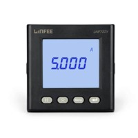 Factory Direct Sales Smart Electrical Measuring Instrument Digital LCD Display Single Phase Current Voltage Ammeter AC A