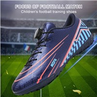 Rotating Deduction Football Shoes Deep Blue/Blue/Pink 02X25