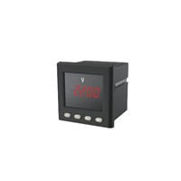 DC Current LED Display RS485 Communication 1 Channel Analog Output Single-Phase Panel Mounted Voltmeter