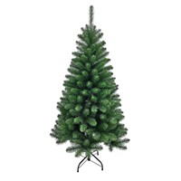 5 Ft Artificial Christmas Tree with 399 Branch Tips, Xmas Tree with Metal Stand