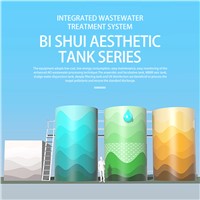 Township Sewage Treatment Integrated Wastewater Treatment System Aesthetic Tank Series Hydraulic Retention Time 10 Hours
