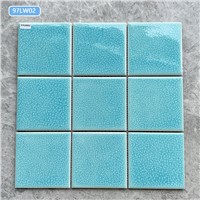 Cracking Ceramic Mosaic Pool Tiles