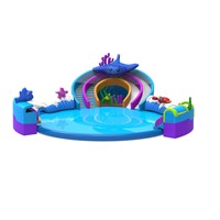Outdoor PVC 30ft Wholesale Octopus Inflatable Water Slides Park Prices