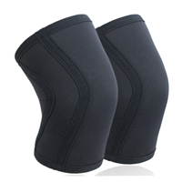 Custom Size Weightlifting Knee Support Powerlifting 7 Mm Neoprene Weight Lifting Knee Sleeve