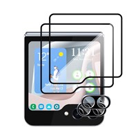 3D 9H Tempered Glass for Z Flip 5 Lens Film for W23 Flip Small Screen Glass Protective Film