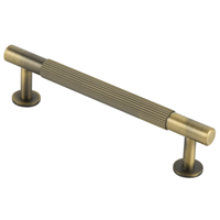 Knurled Brass Cabinet Pull Handles