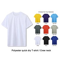 160GSM Quick Dry Polyester T Shirt