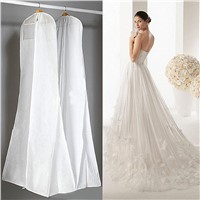 70&amp;quot; Bridal Wedding Dress Bag for Long Gowns Travel Garment Bag for Prom Evening Dress Petticoat with 15.7&amp;quot; Gusset